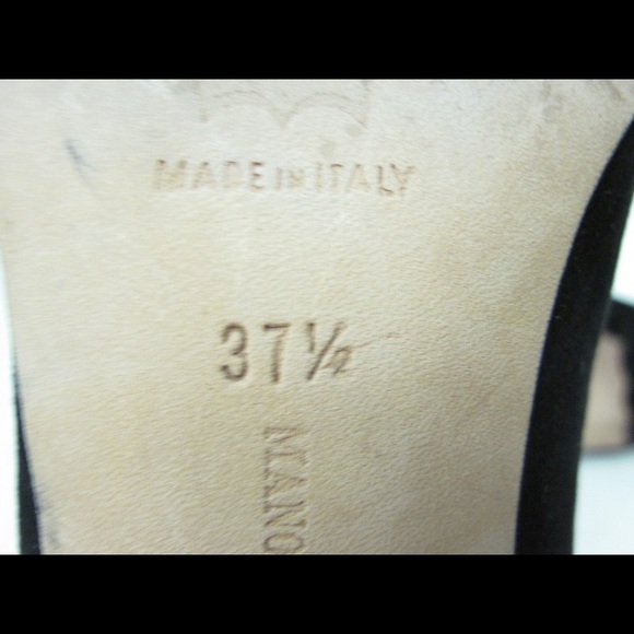 Awesome Manolo blahnick black closed toe heels - Picture 6 of 6