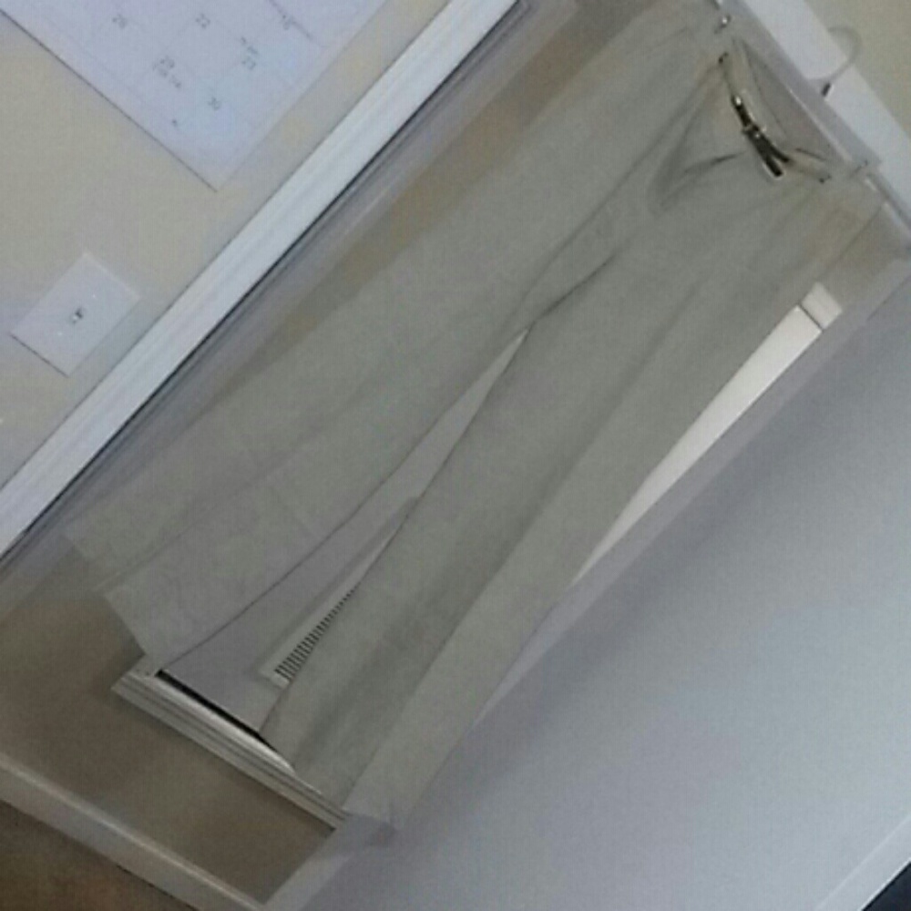 Tan linen pants