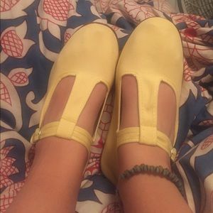 Urban outfitters cloth t-strap flats