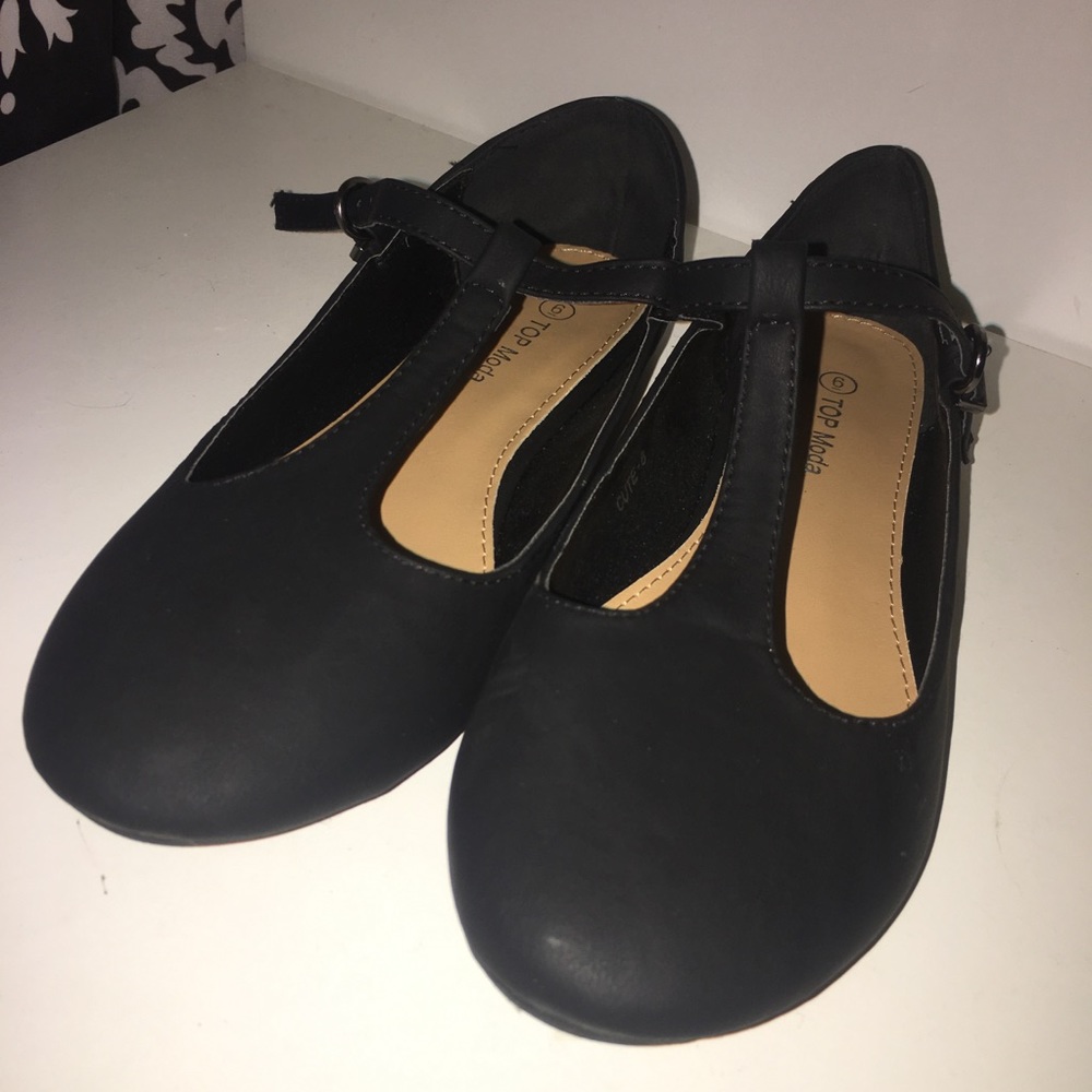 Top Moda Black Flats