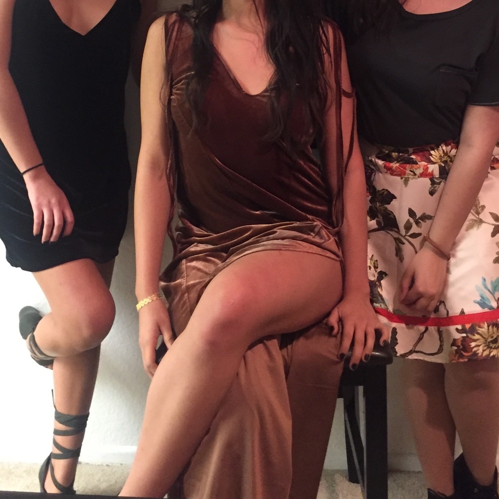 Velvet gown