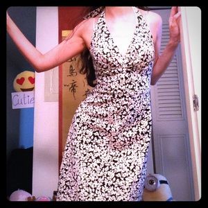 White House Black Market Halter Dress, Tag size 0