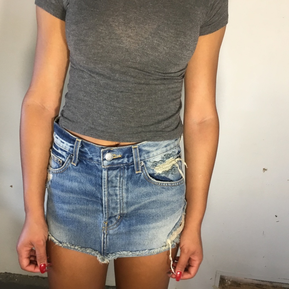Denim skirt