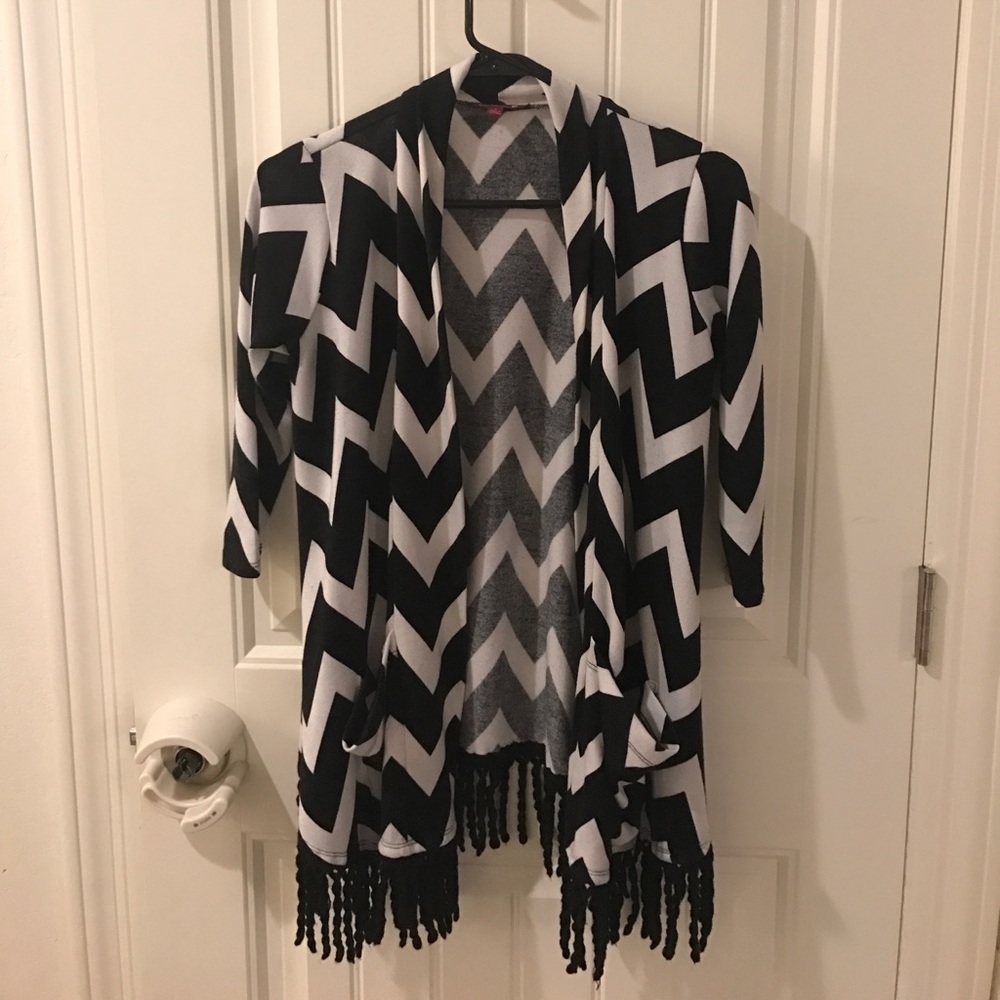 Chevron Cardigan
