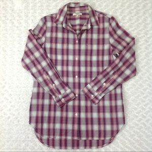 Madewell Ex-boyfriend Shirt In Manhasset Plaid S