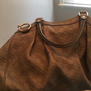 Gray Gucci Bag