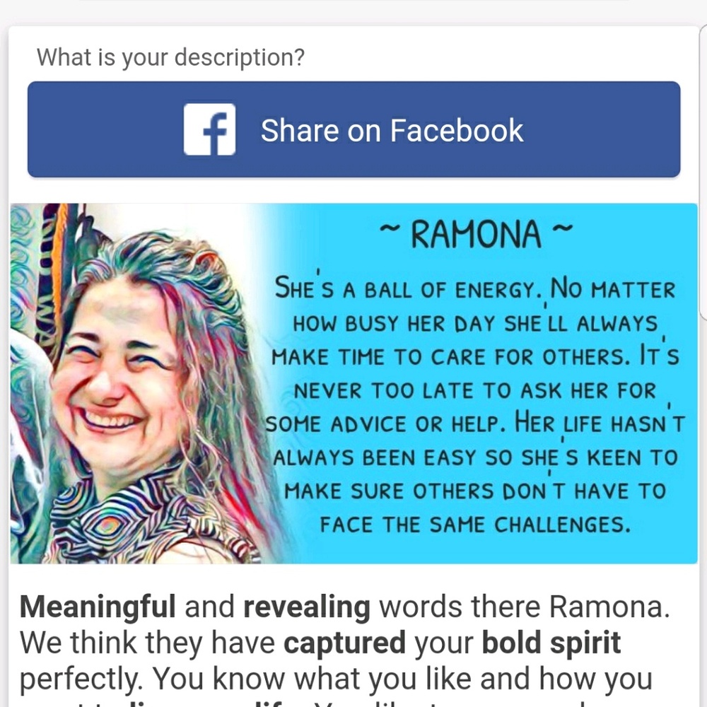 Meet your Posher, Ramona