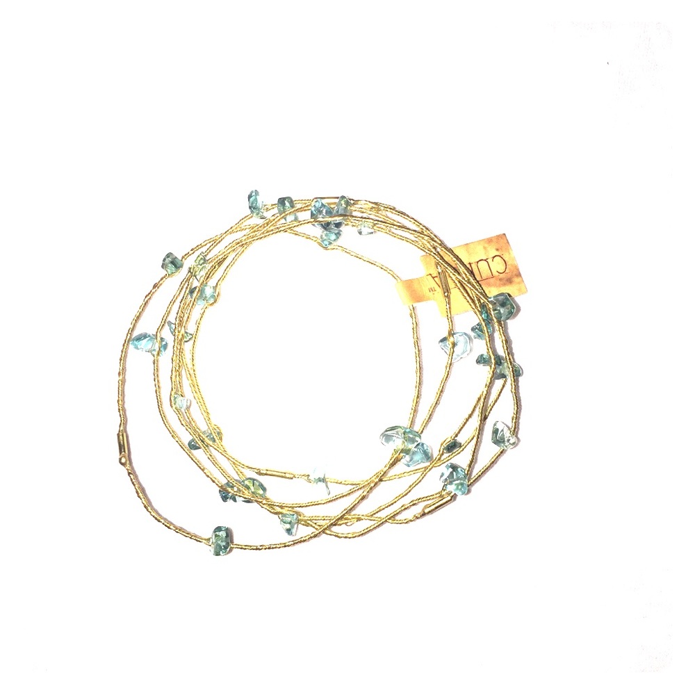 Golden Puzzle Bangle Bracelet