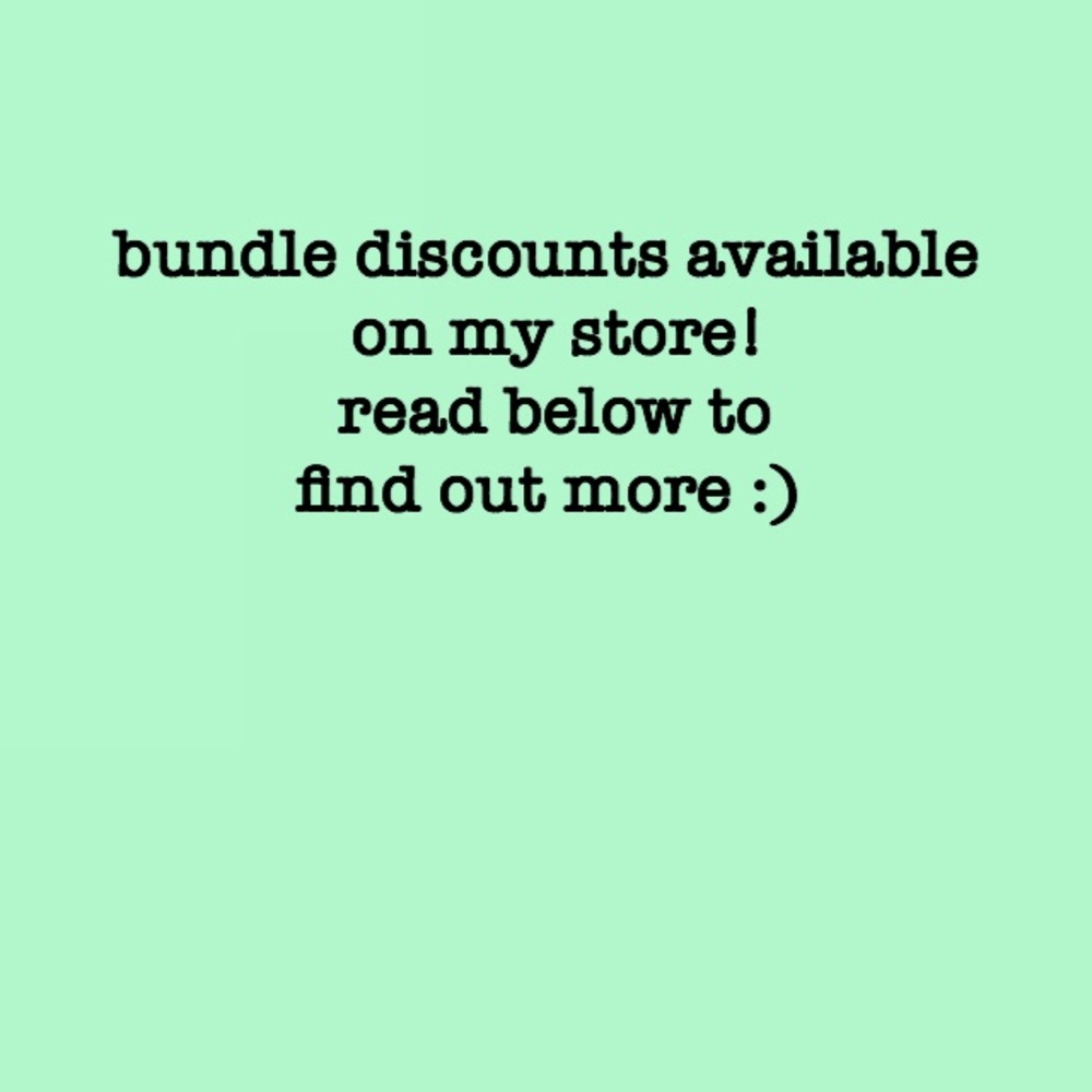 bundle discounts!