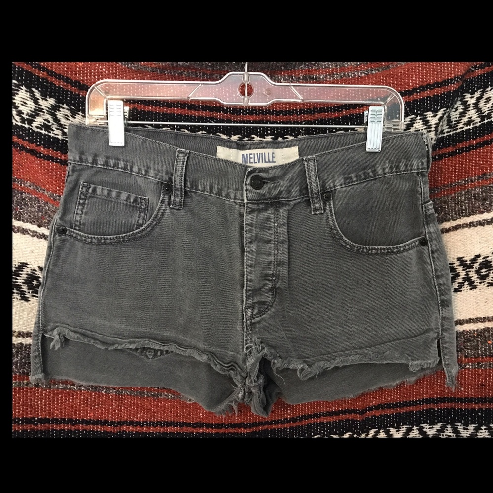 High Waisted Grey Brandy Melville Shorts