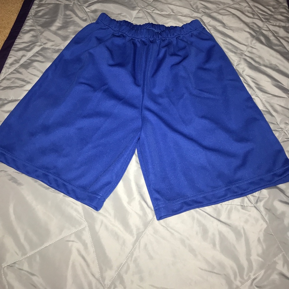 Blue mens shorts