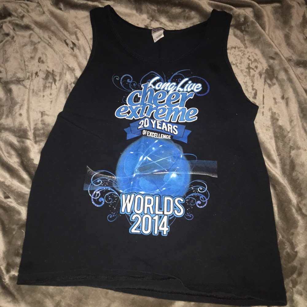 long live cheer extreme tank size medium