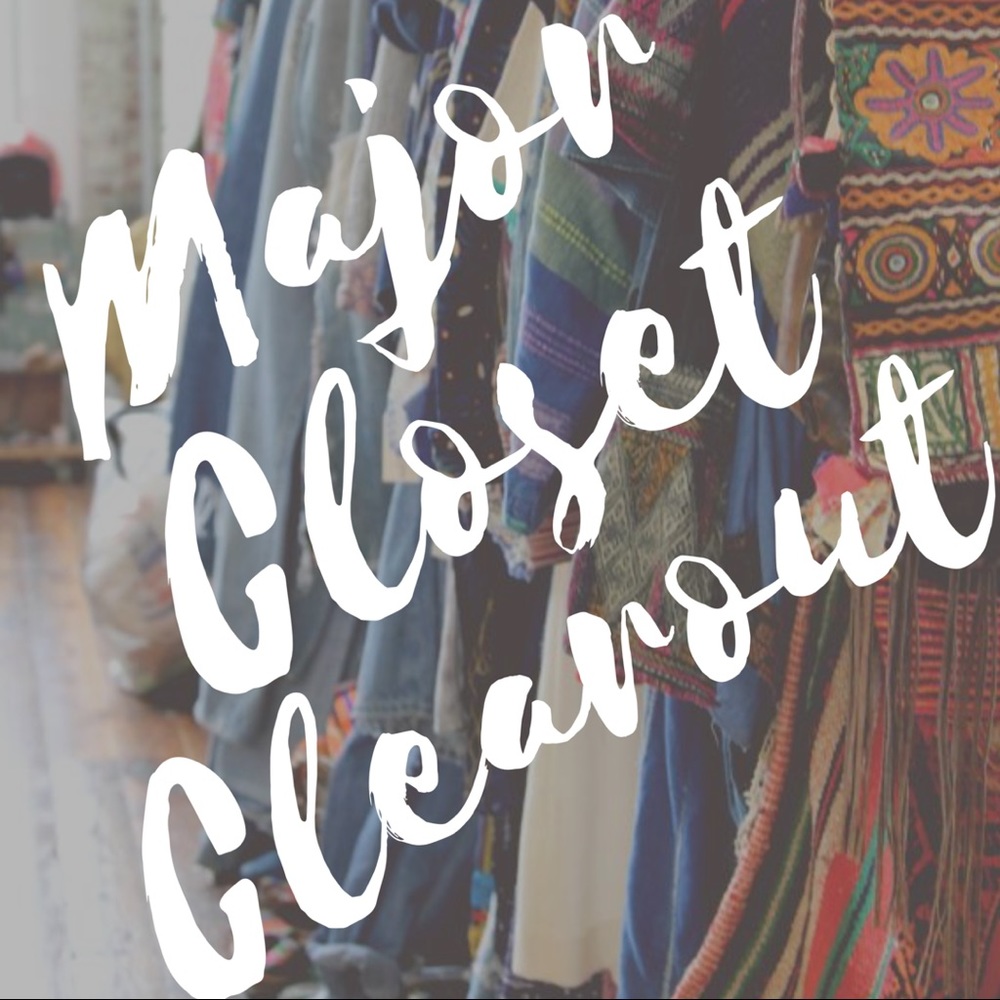 ‼️C L O S E T    C L E A R O U T‼️