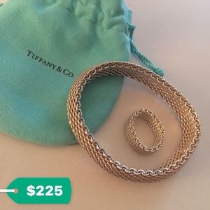Tiffany's bracelet and matching ring