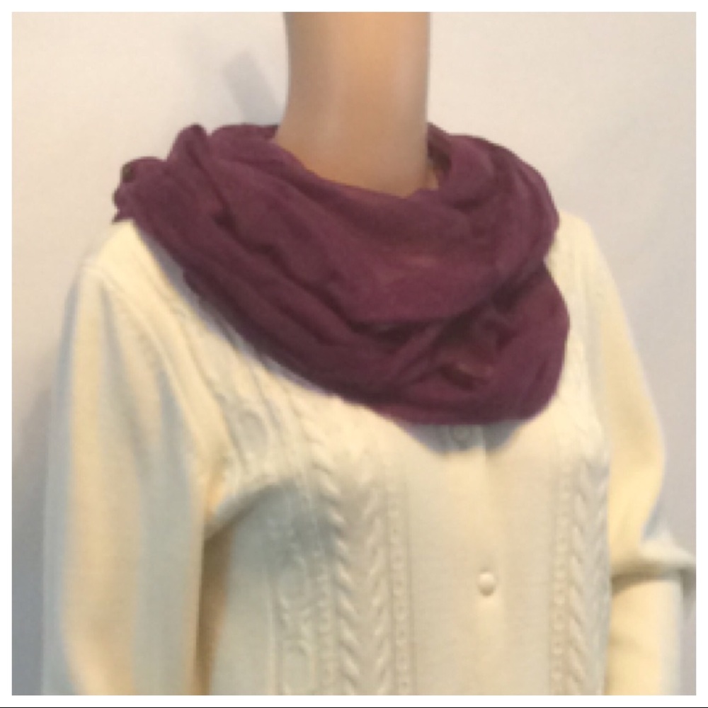 Purple Circular Scarf