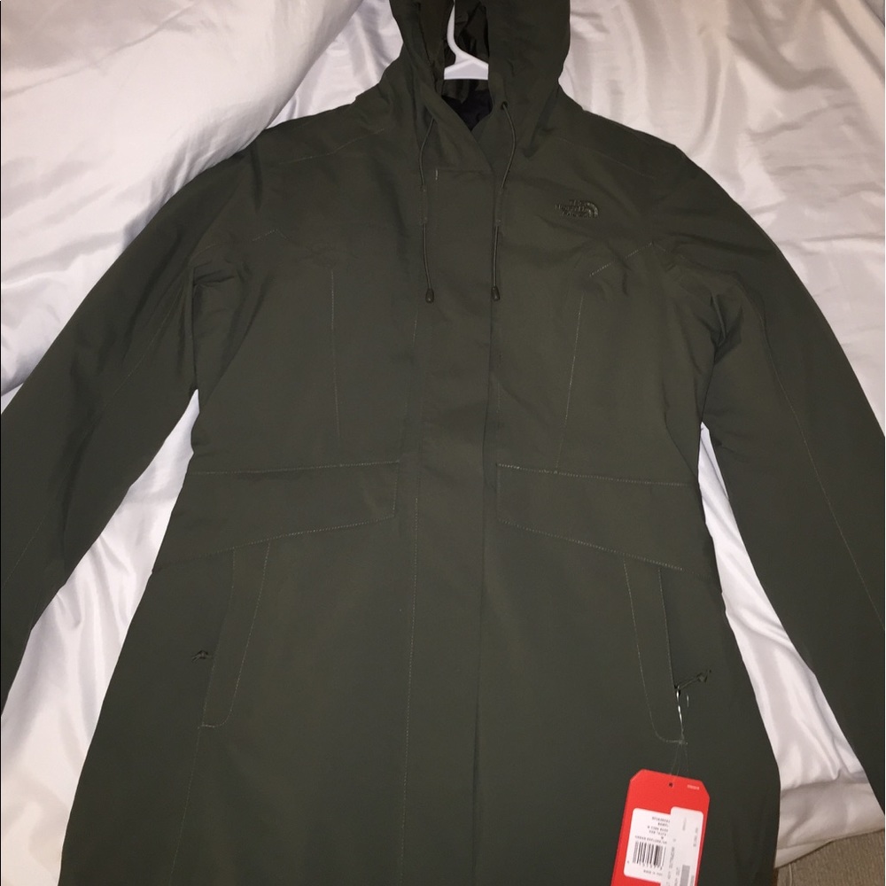 North Face trench coat/jacket 2 layers