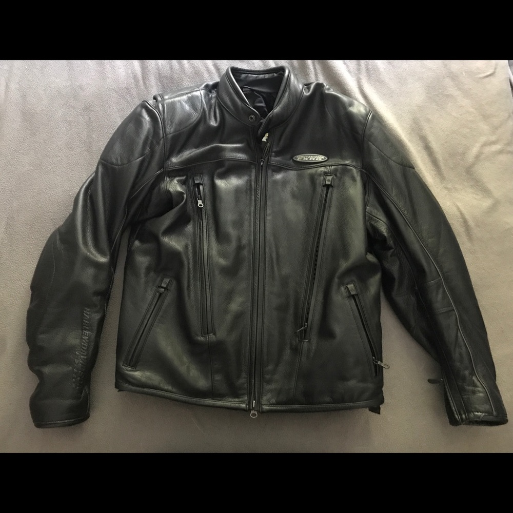 Harley-Davidson FXRG leather motorcycle jacket