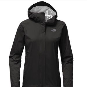 North Face women’s TNF black rain jacket