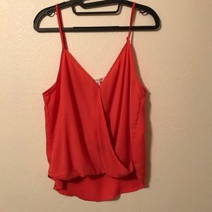 Elegant orange/salmon top!