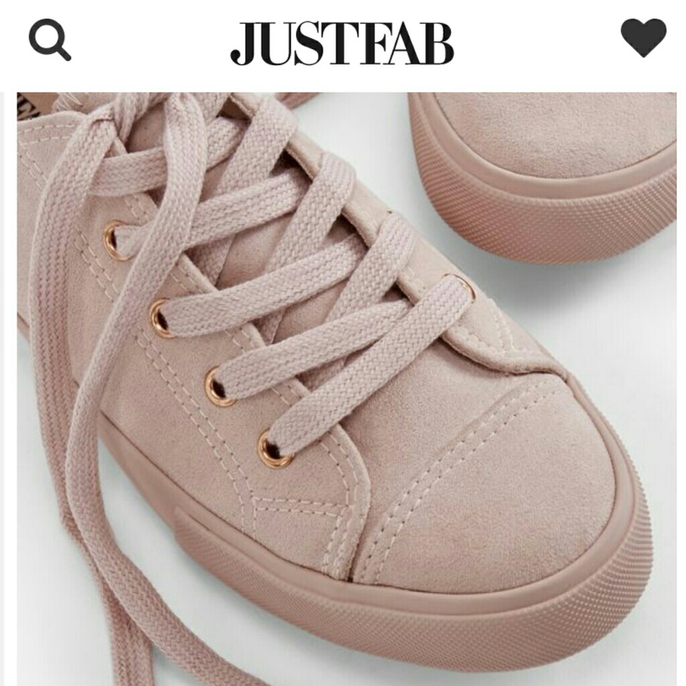 JustFab Blush Morina Sneaker