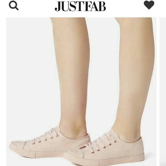 JustFab Blush Morina Sneaker - Picture 3 of 8