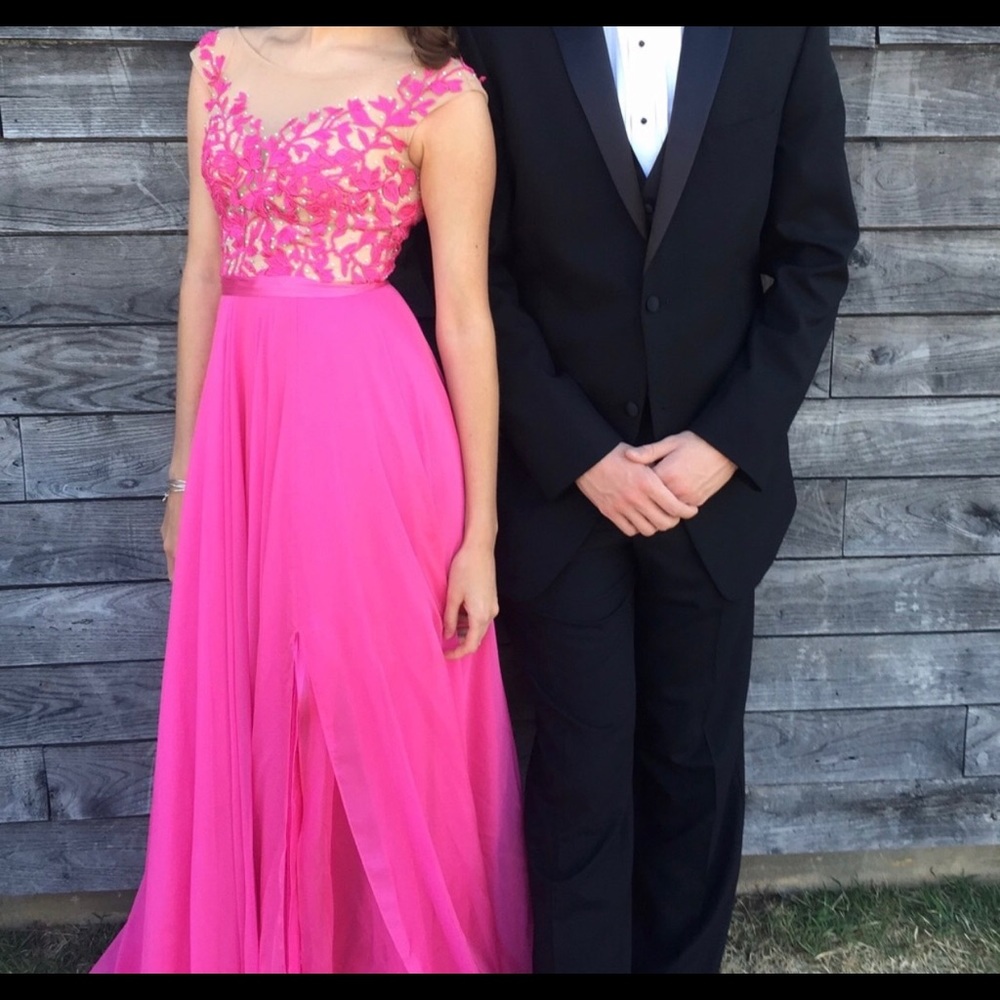 Pink Sherri Hill gown (Authentic)