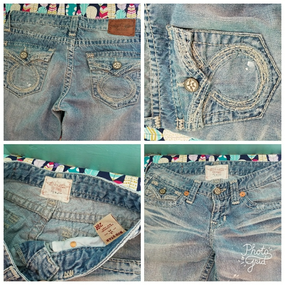 Woman's big star size 28 bootcut jeans