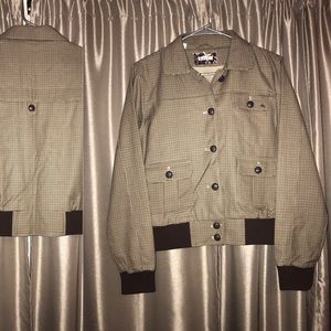 Ben Sherman women's bomber jacket wool blend