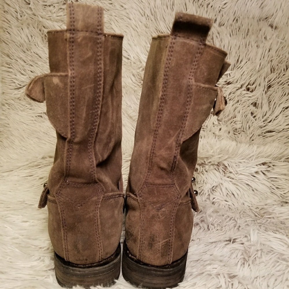 Rag & Bone Suede Moto Boots sz 9 - Picture 5 of 8
