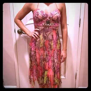 Jovani Midi Cocktail Dress