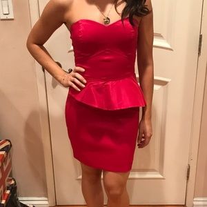 Max & Cleo Peplum Dress