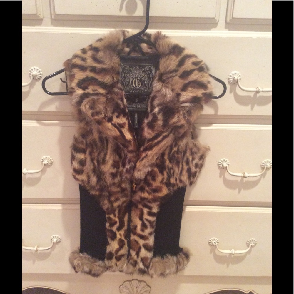 Leopard Fur Vest
