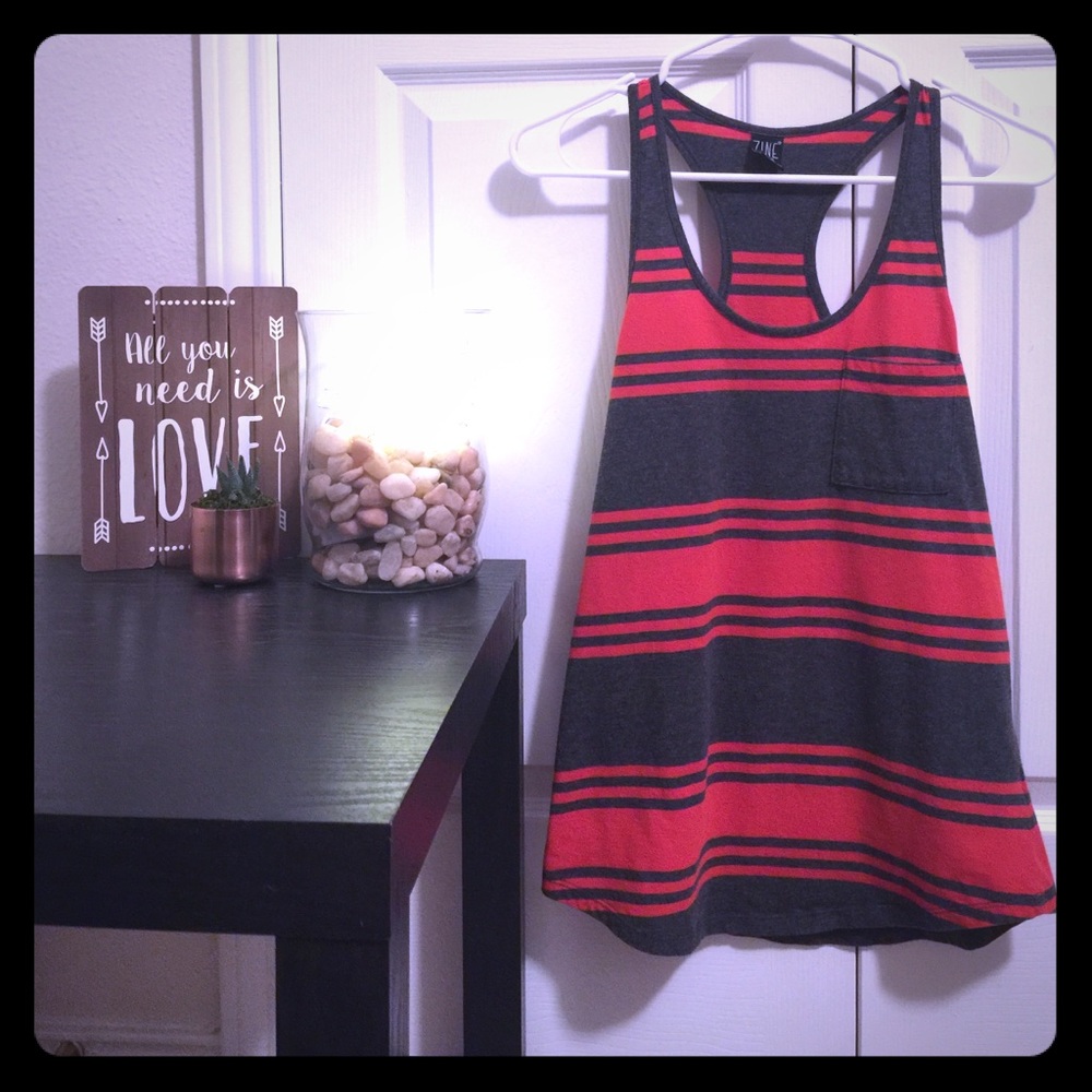 Zine razorback tank
