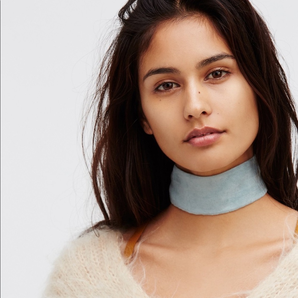 Free People Daisy Jane Choker in Blue