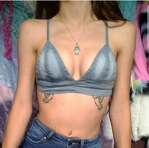 JEAN BIKINI TOP ♡