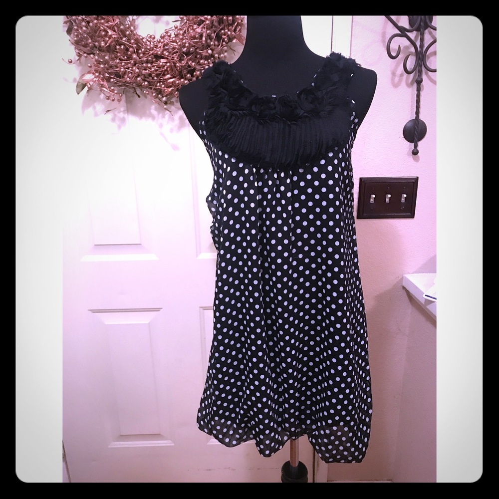 Authentic AX Paris Polka Dot Shift Dress