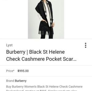 Burberry Cashmere St Helen Scarf