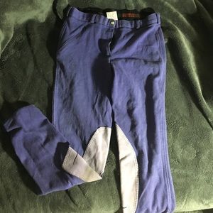 Pretty purple tuff rider riding pants