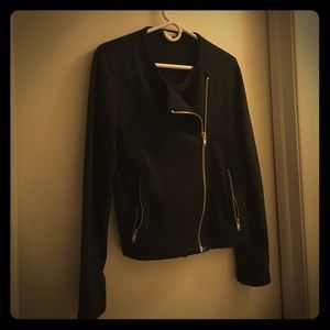 Black moto jacket