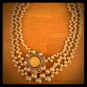Lia Sophia necklace and brooch