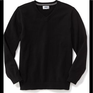 Boys Old Navy Black V-neck Sweater