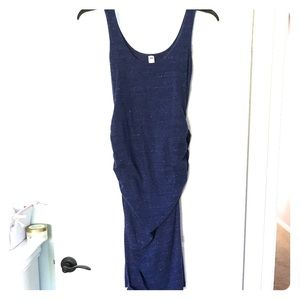 Body con navy maternity dress