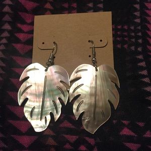 mother of pearl shell earrings