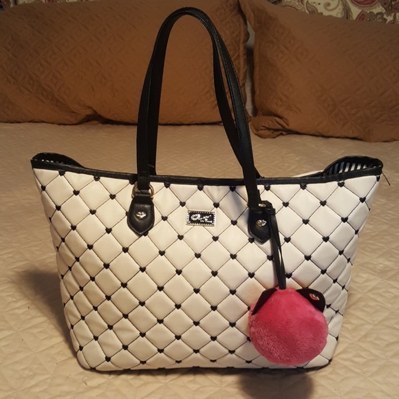 Betsey Johnson Handbags - Betsey Johnson Quilted Tote Bag