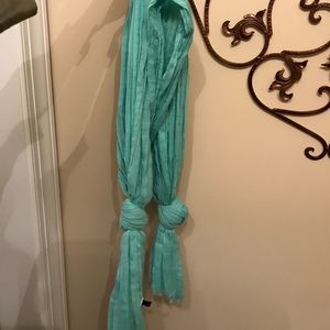 Teal scarf