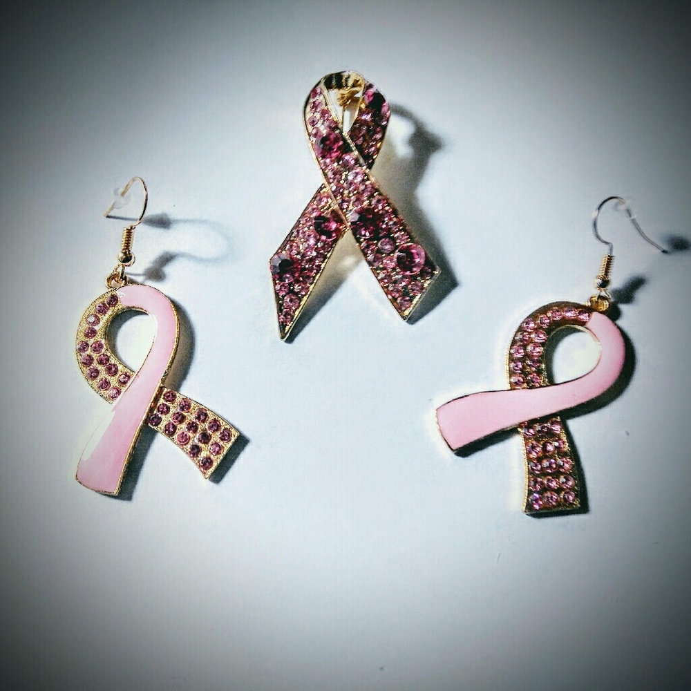 Earrings and Pin Set
