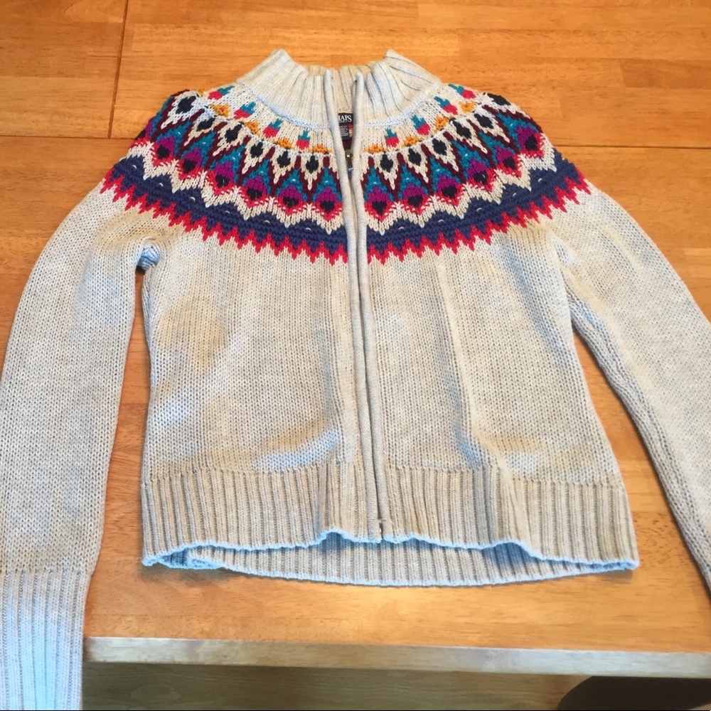 Chaps sweater- PERFECT for cool summer nights!