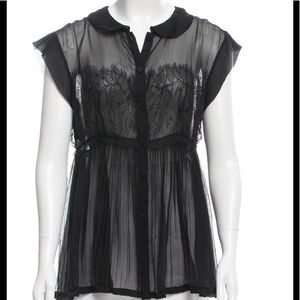 Alberta Ferretti shear silk Blouse