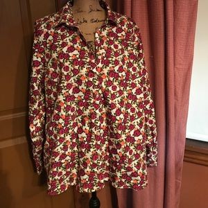 Lands’ End button down top