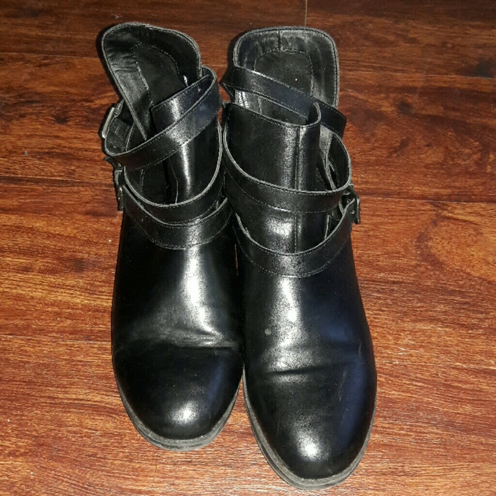 Forever 21 Strapped Ankle Boots